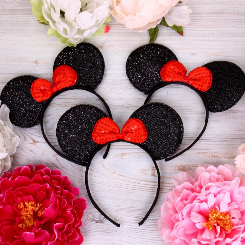 Ушки Микки Маус для девичника "Minnie Mouse"