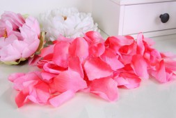 Лепестки роз - фуксия-розовый