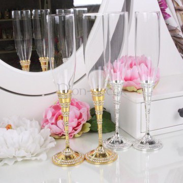 Свадебные бокалы «Versace» для шампанского